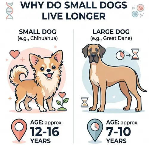 Why Do Small Dogs Live Longer Than Large Dogs