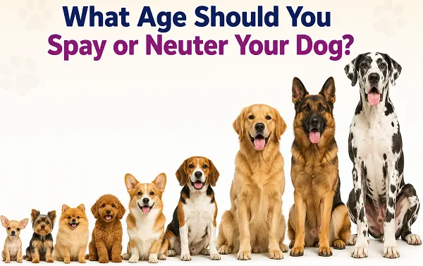 Spay or neuter your dog at the right age